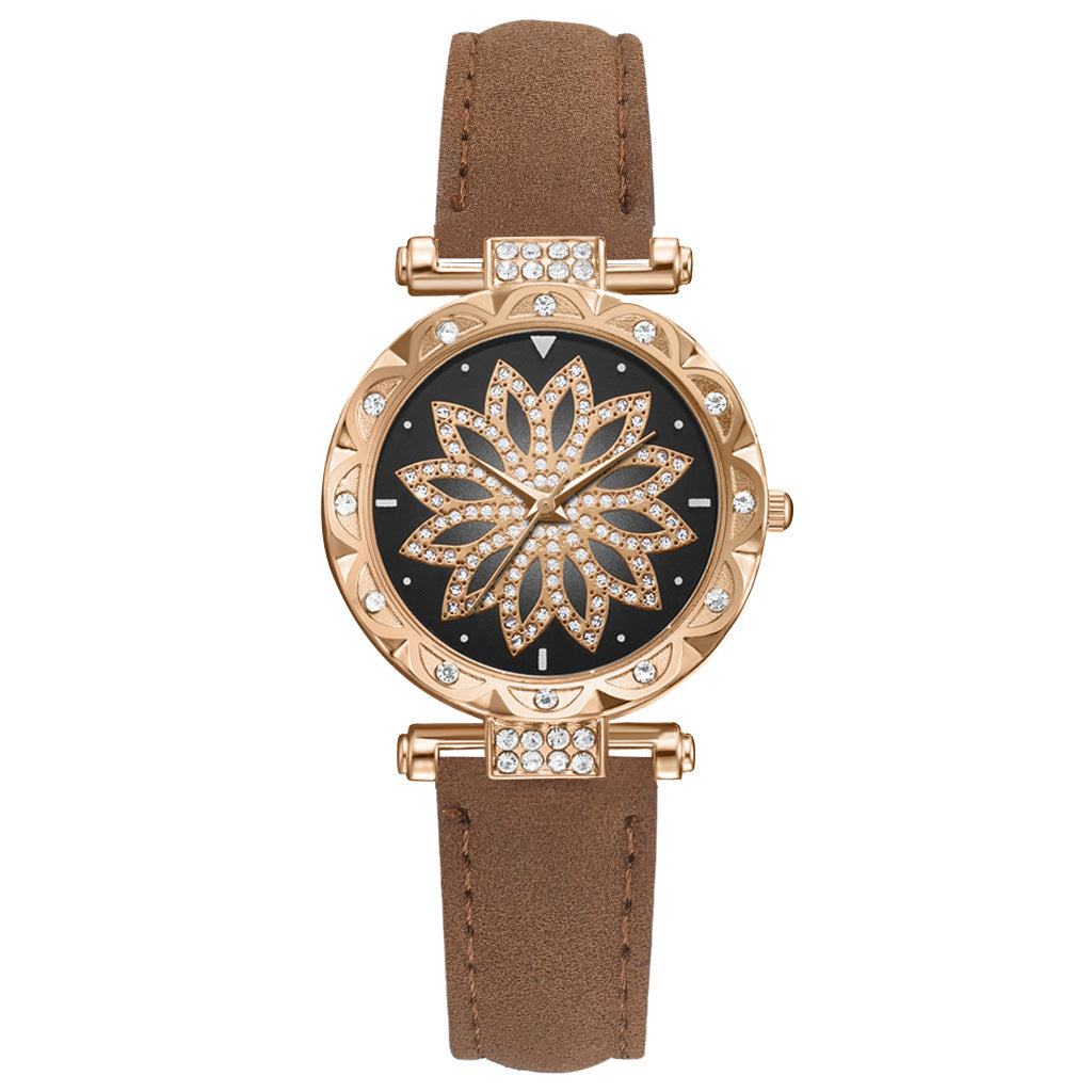 is the new hot selling time to run the watch retro pu strap fashion strap trendy ladies watch