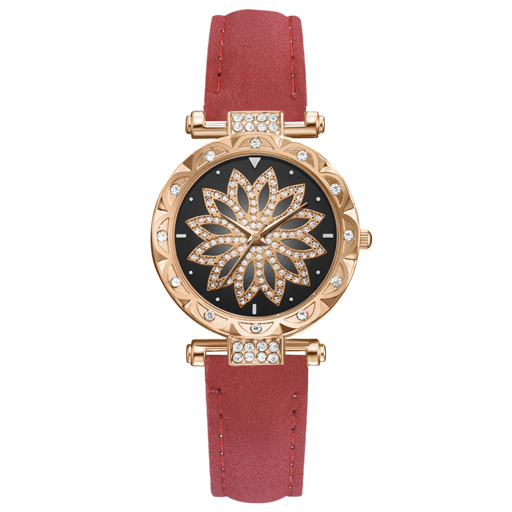 is the new hot selling time to run the watch retro pu strap fashion strap trendy ladies watch