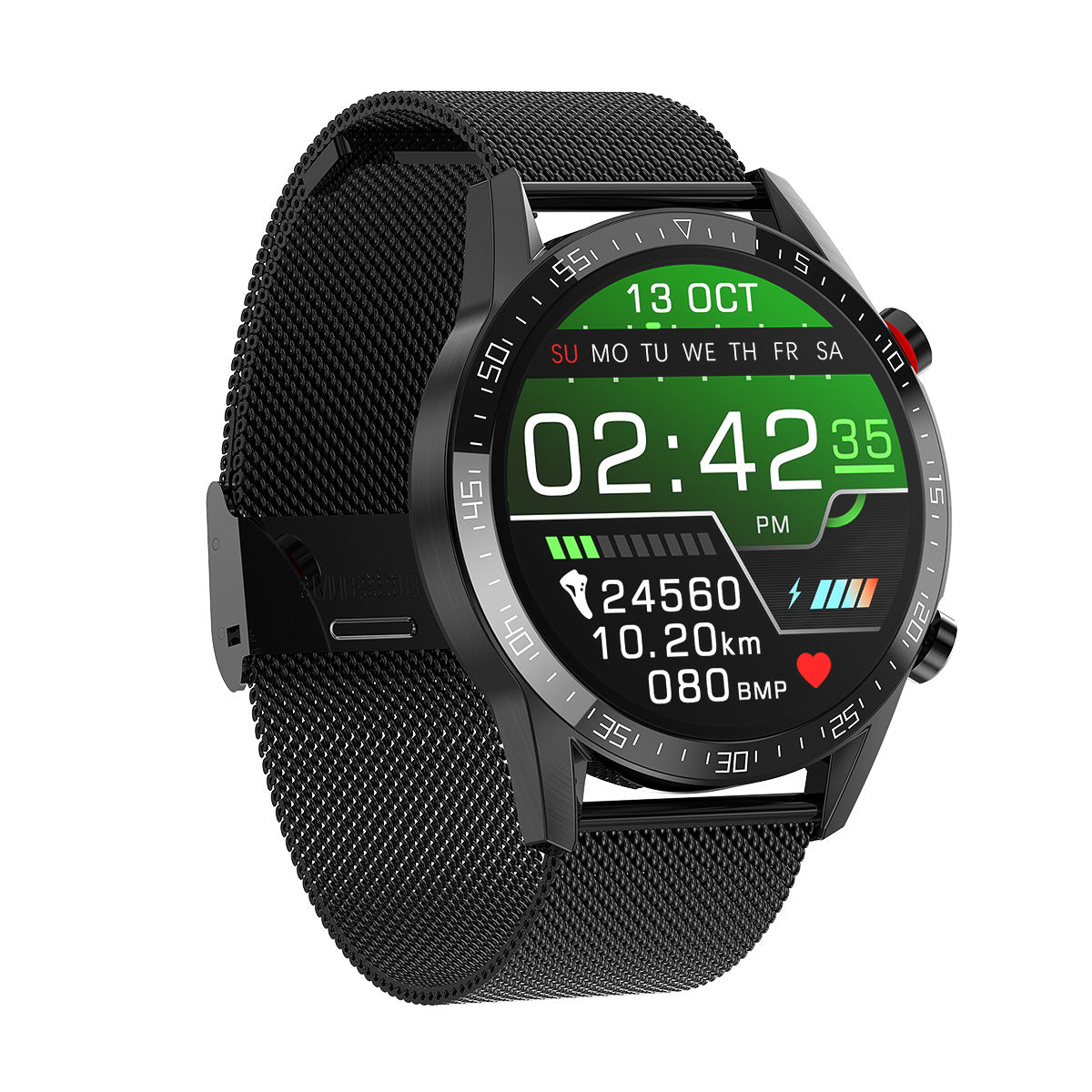 New SK7/L13 smart watch heart rate, blood pressure, blood oxygen, electrocardiogram, bluetooth call, call notification, letter synchronization