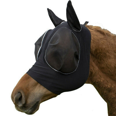 Cross-border pet supplies horse head cover horse face mosquito cover horse face horse head anti-mosquito anti-fly mask equestrian mask spot