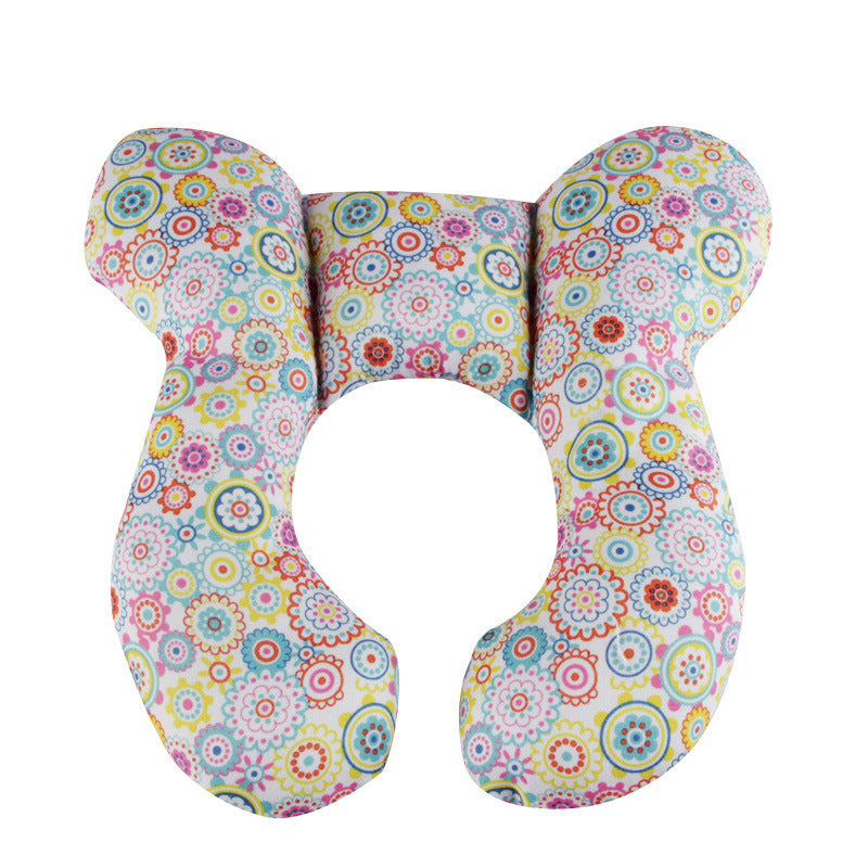 Baby head protector U-shaped pillow stroller fixed head pillow car seat sleep protection head and neck pillow wholesale