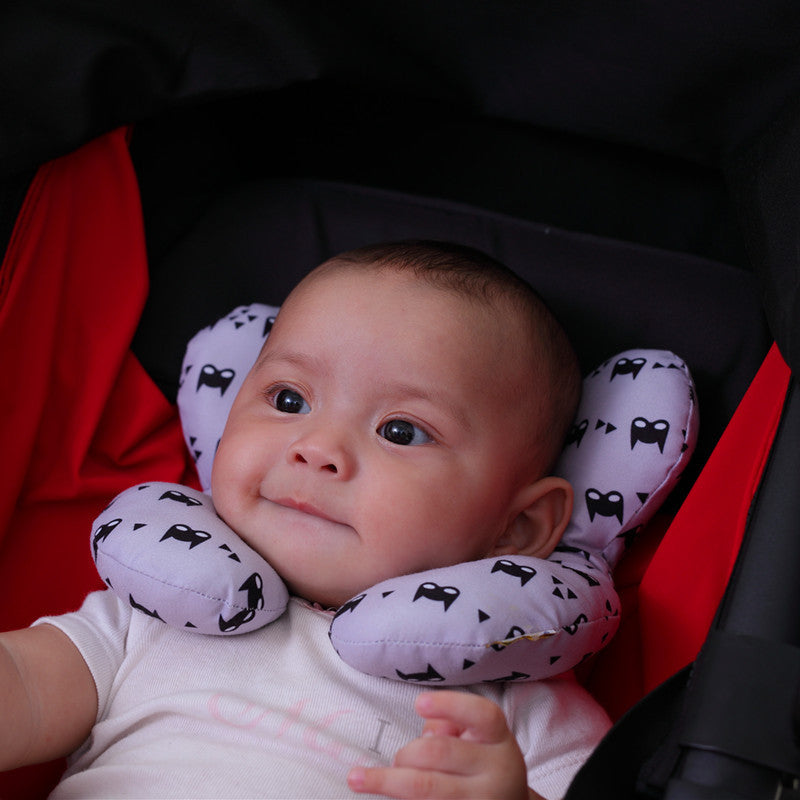 Baby head protector U-shaped pillow stroller fixed head pillow car seat sleep protection head and neck pillow wholesale