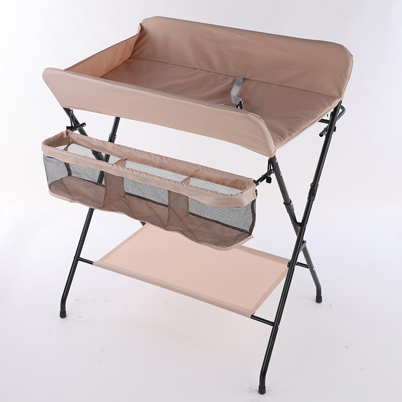 2021 Export to Europe and America foldable portable baby diaper table baby care table baby metal care table