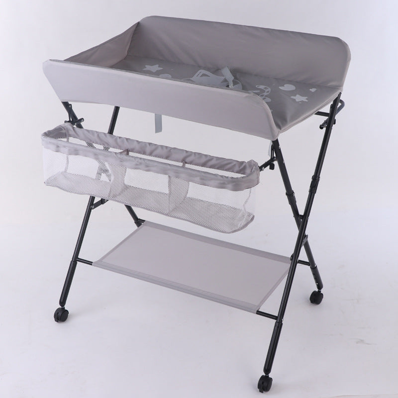 2021 Export to Europe and America foldable portable baby diaper table baby care table baby metal care table