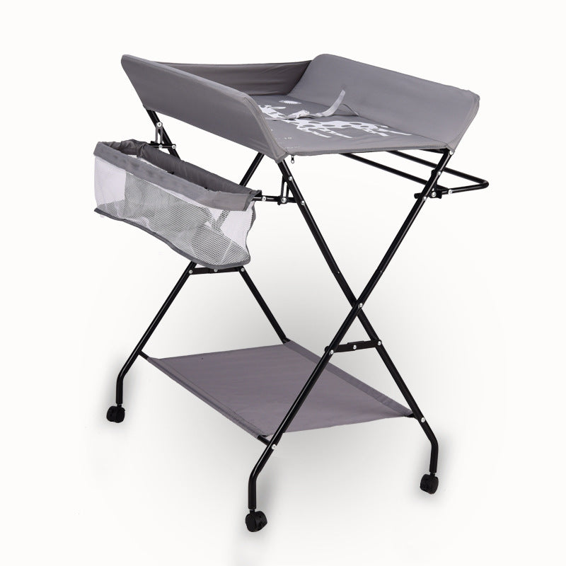 2021 Export to Europe and America foldable portable baby diaper table baby care table baby metal care table