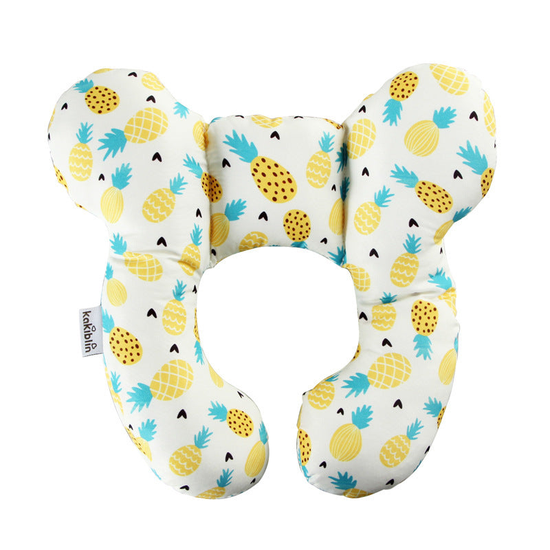 Baby head protector U-shaped pillow stroller fixed head pillow car seat sleep protection head and neck pillow wholesale