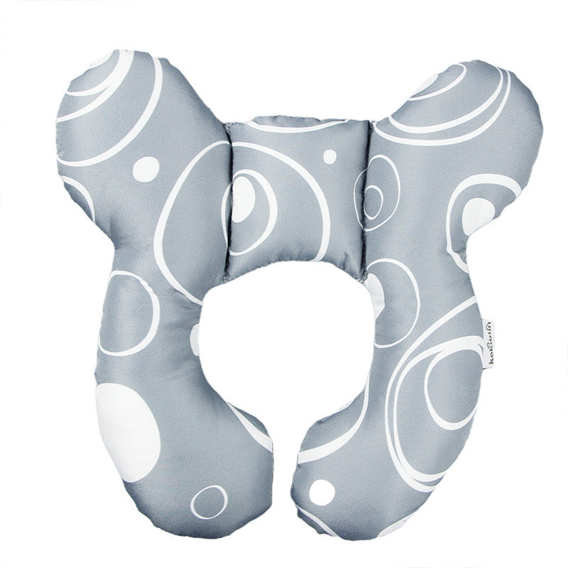 Baby head protector U-shaped pillow stroller fixed head pillow car seat sleep protection head and neck pillow wholesale