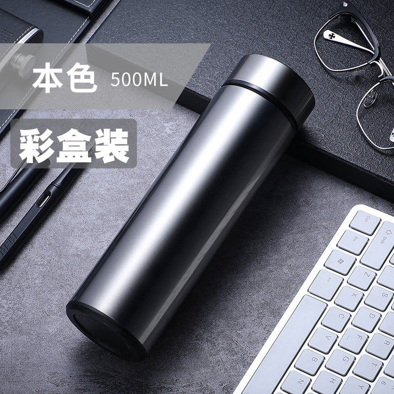 Smart thermos cup 304 wholesale 304 stainless steel thermos cup wholesale water cup insulation water cup digital display temperature cup