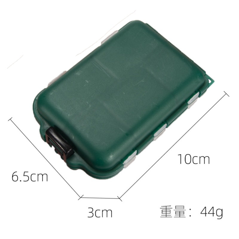 Cross-border fishing multi-purpose plastic storage box Luya fishing gear separation accessories box tool box fishing gear box wholesale