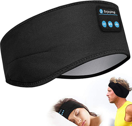 Manufacturers supply new wireless headband bluetooth 5.0 sports headband music hairband call shading sleep headscarf