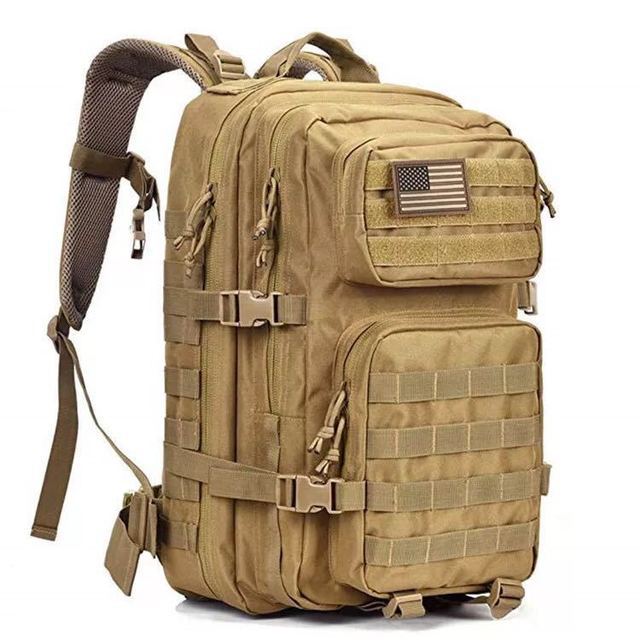 Outdoor tactical backpack shoulder men's quick response bag mountaineering large-capacity camouflage three-level bag military fan school bag