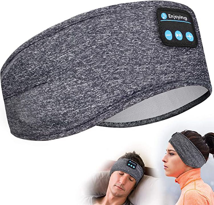 Manufacturers supply new wireless headband bluetooth 5.0 sports headband music hairband call shading sleep headscarf