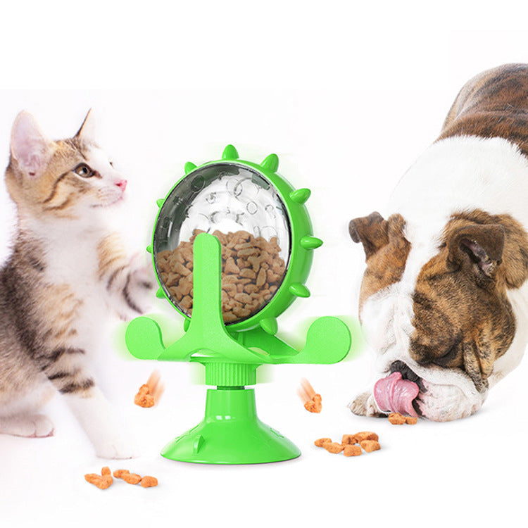 Pet Supplies Amazon Windmill Cats Dogs Toys Cat Supplies Funny Cat Leaking Ball Automatic Feeder