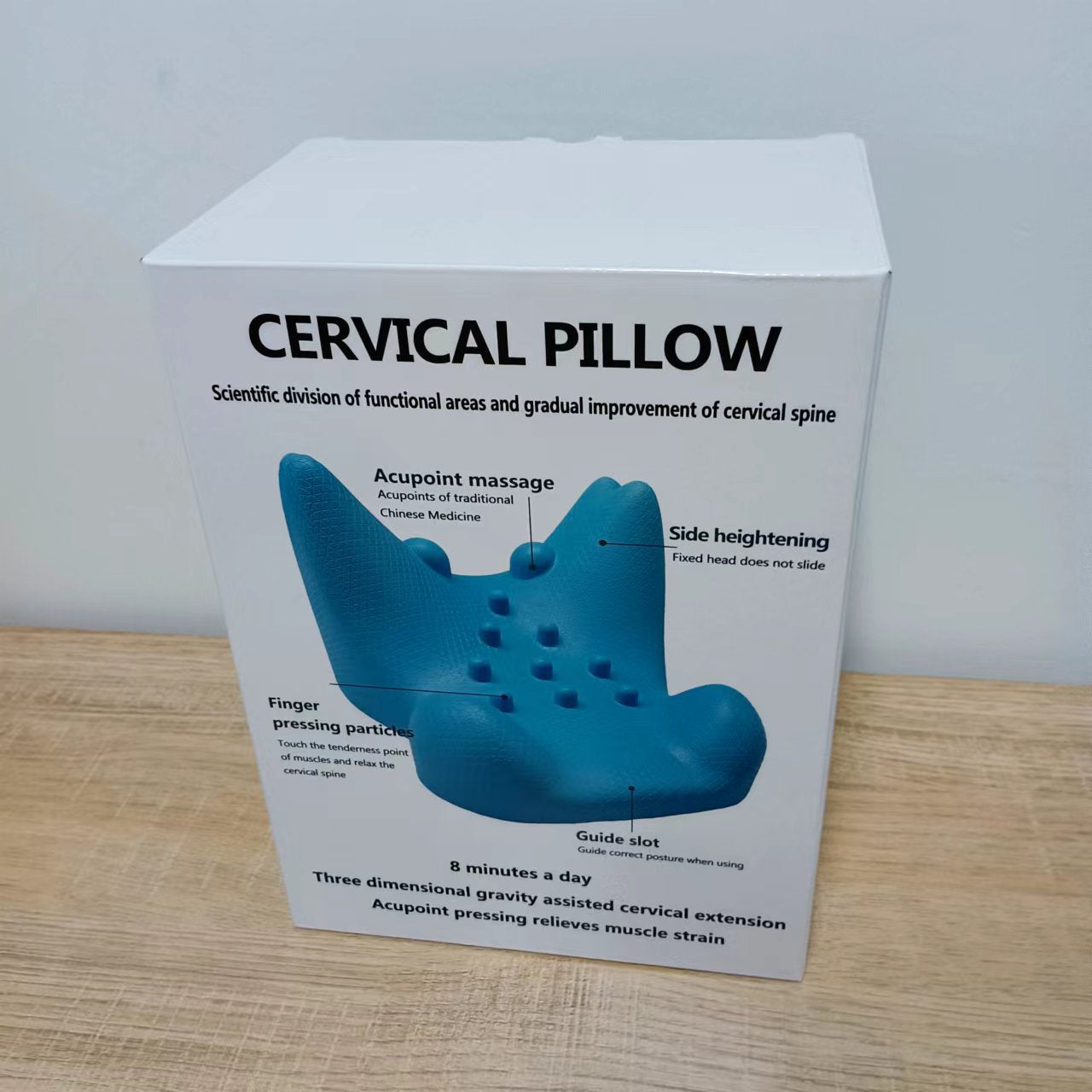 pu cervical spine massage acupressure pillow waterproof sunscreen polyurethane foam health care pillow U-shaped traction pillow retail and wholesale