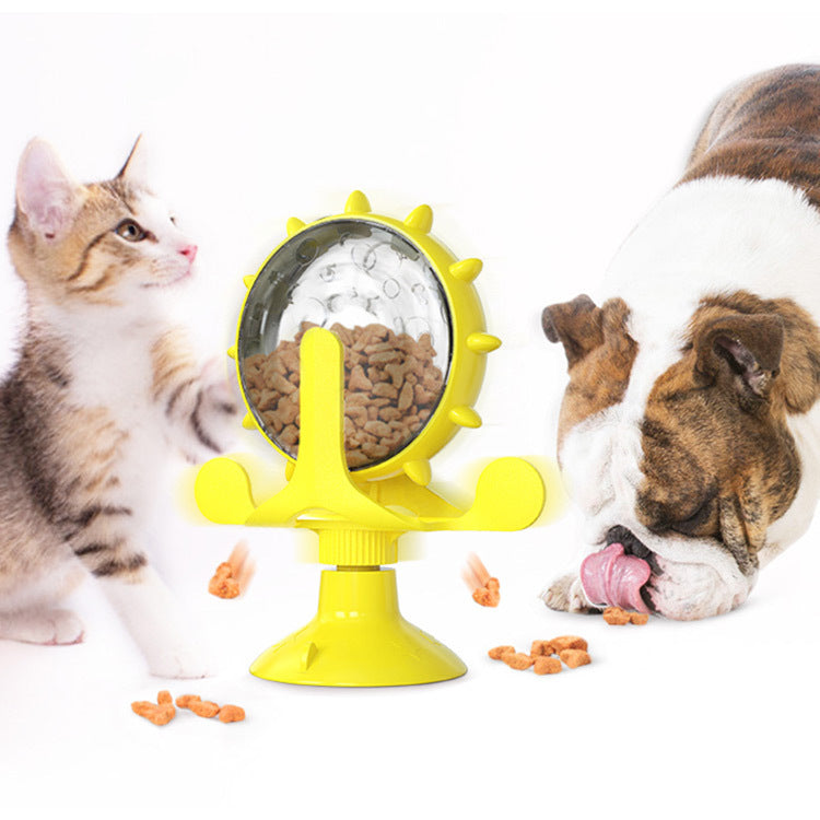 Pet Supplies Amazon Windmill Cats Dogs Toys Cat Supplies Funny Cat Leaking Ball Automatic Feeder